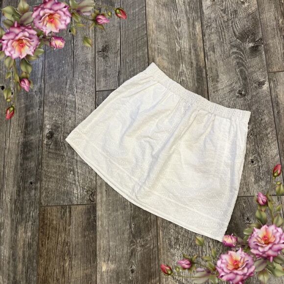 J. Crew white mini skirt - Picture 1 of 9